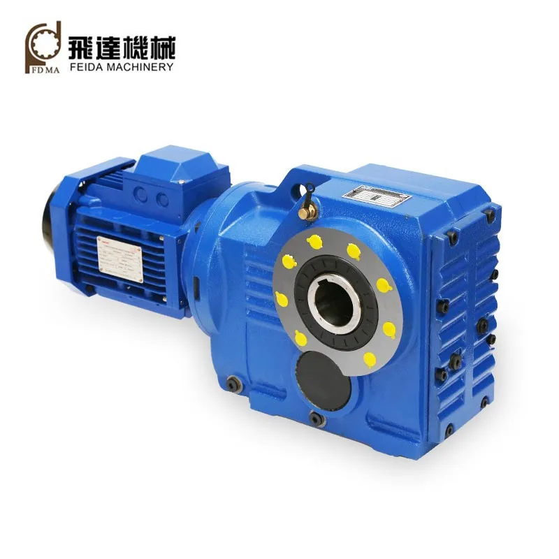 Helical gear reducer